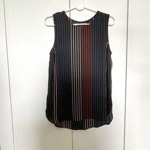 Multi-color striped blouse